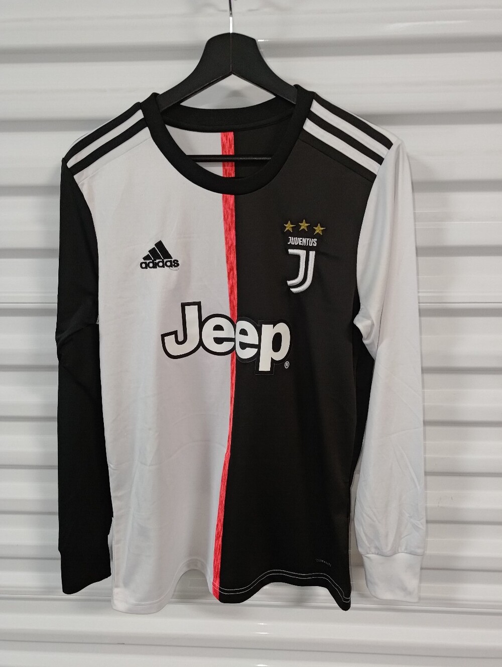 Adidas Juventus 2019-2020 Home Retro Long Sleeve Jersey S